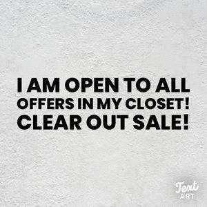 Close OUT SALE